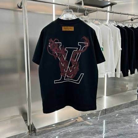 Designer graphic t-shirt with bold embroidered logo from Fazzy Fashion & Designs